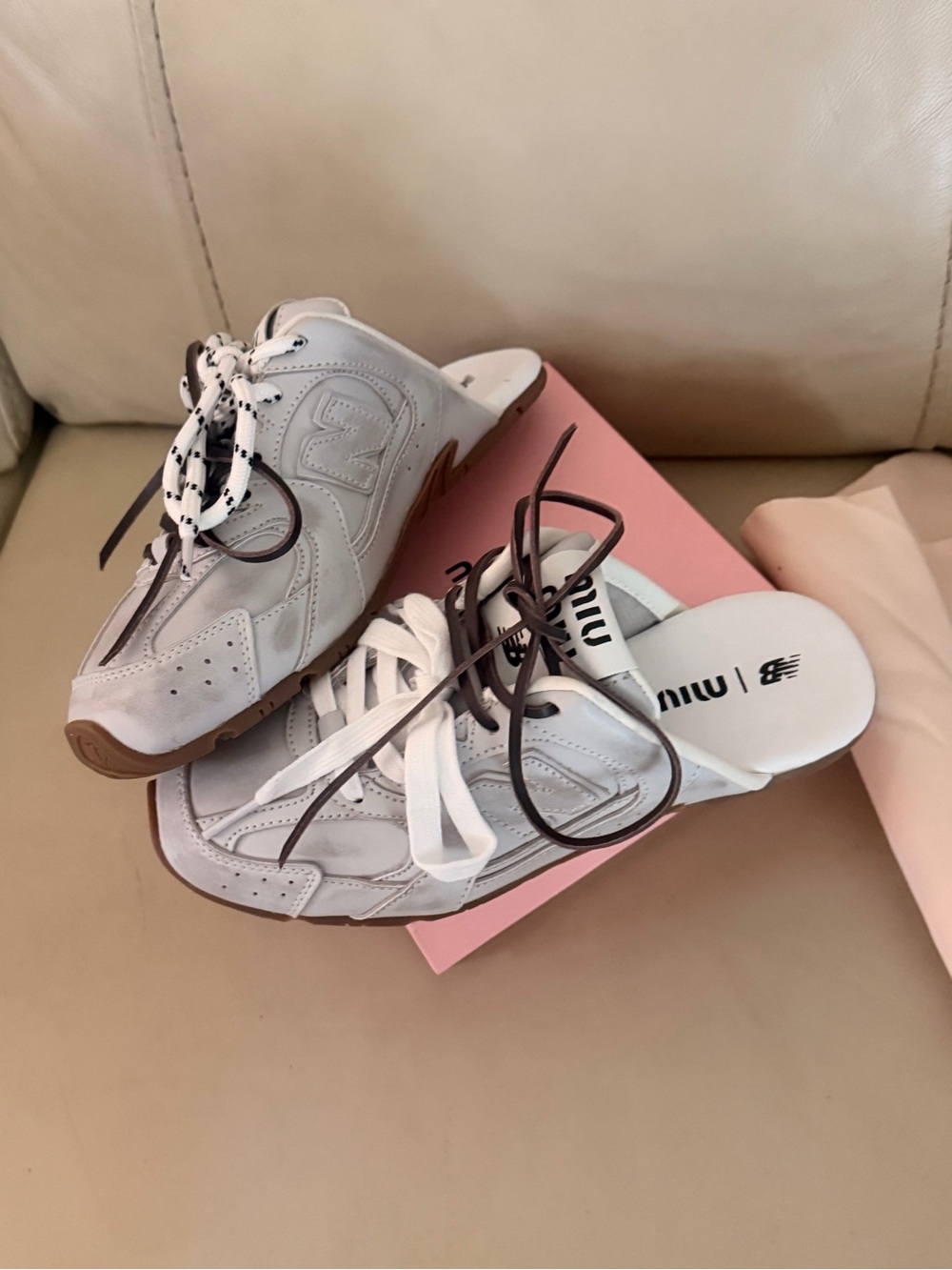 New balance / Miu Miu never worn . no box!